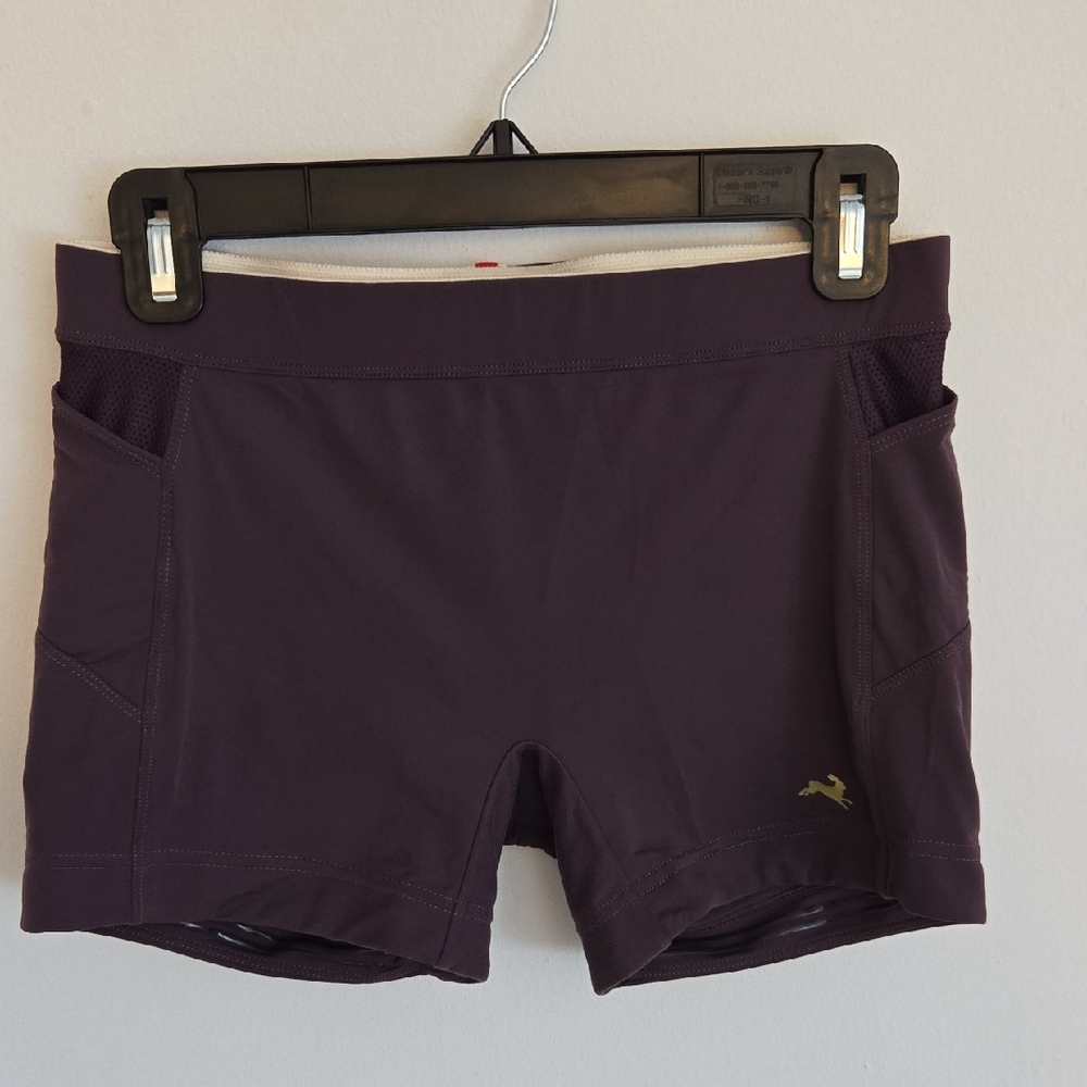 Tracksmith Deep Plum Running Bike Shorts